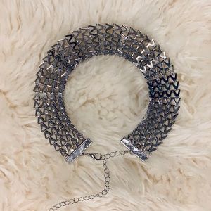 Silver choker